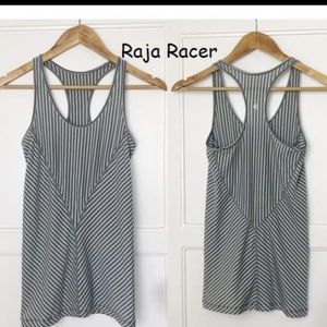 Lululemon Raja Racer Tank Fox Skinny Sparkle Stripe
